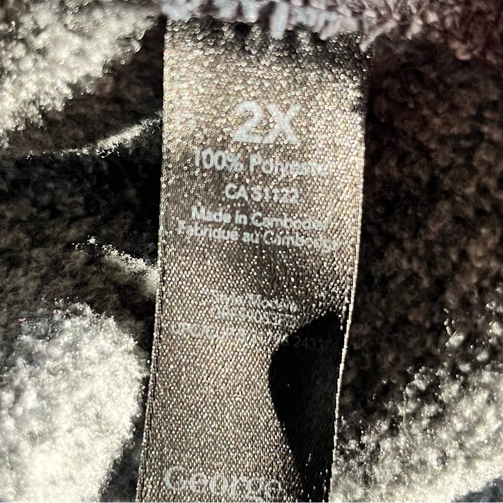 George Gray Front Zip Hooded Sweater Size 2X - Picture 6 of 6